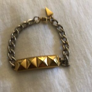 Gold and silver Rebecca Minkoff Stud Bracelet